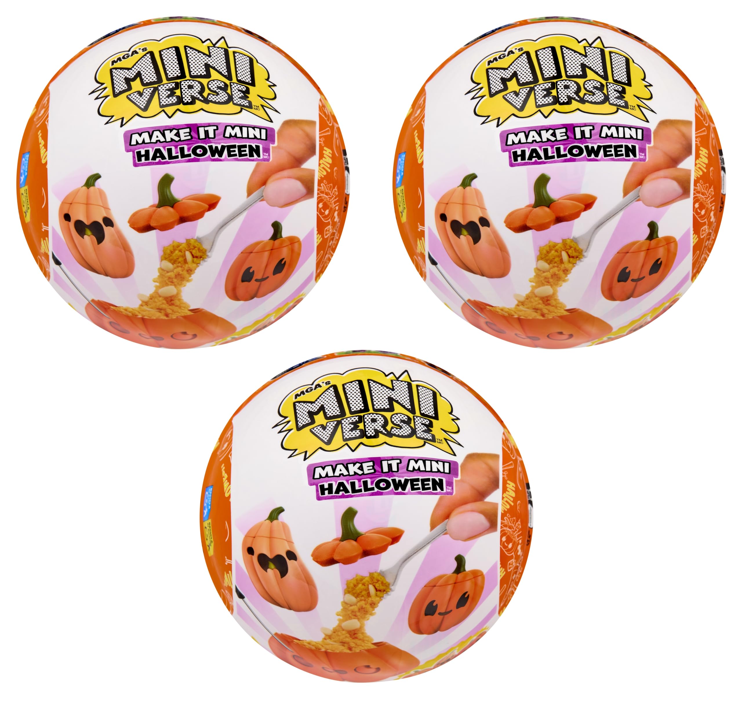 Amazon.com: MGA's Miniverse Make It Mini Halloween (3 Pack